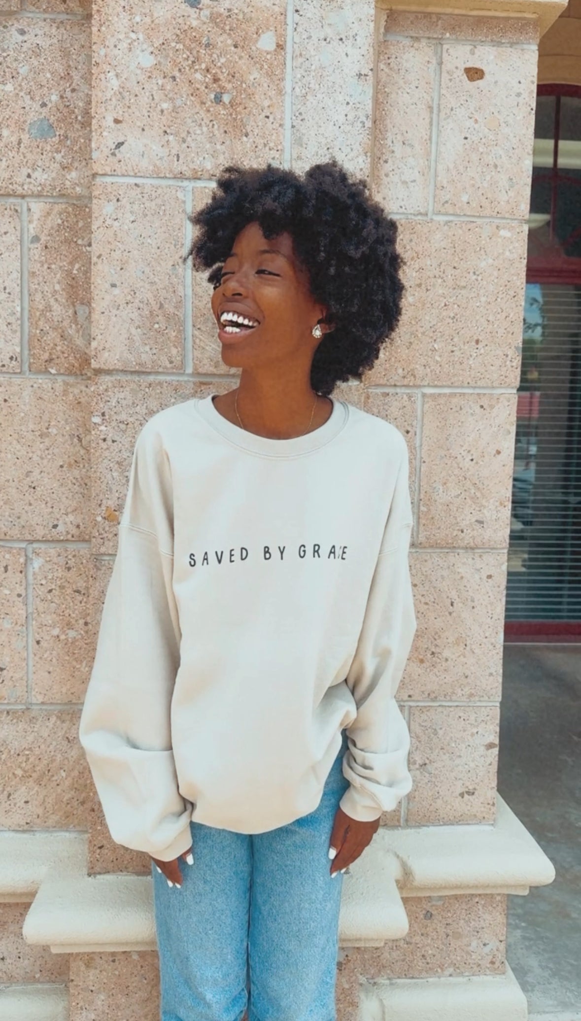Saved By Grace Sweater