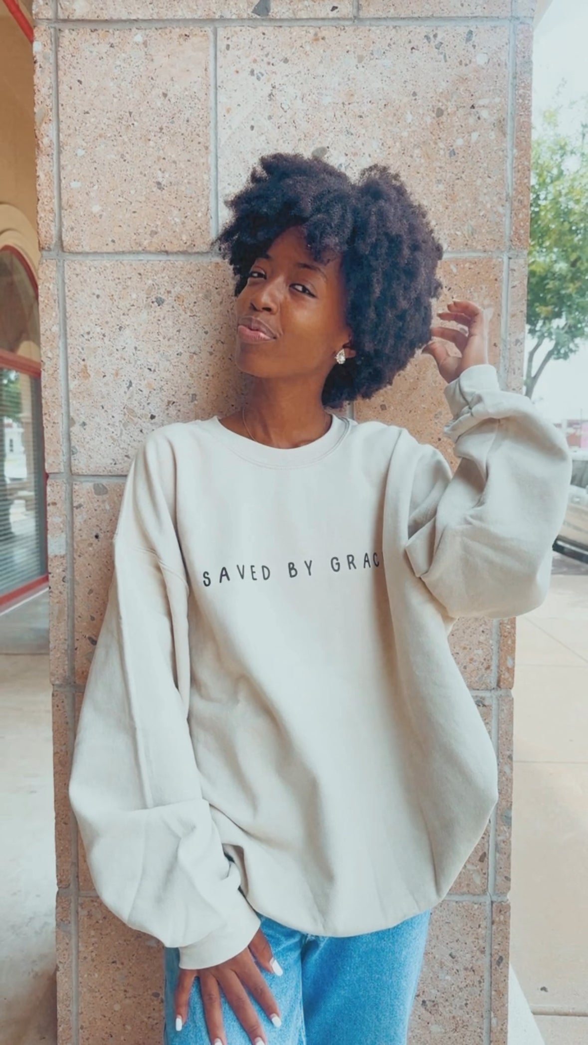 Saved By Grace Sweater