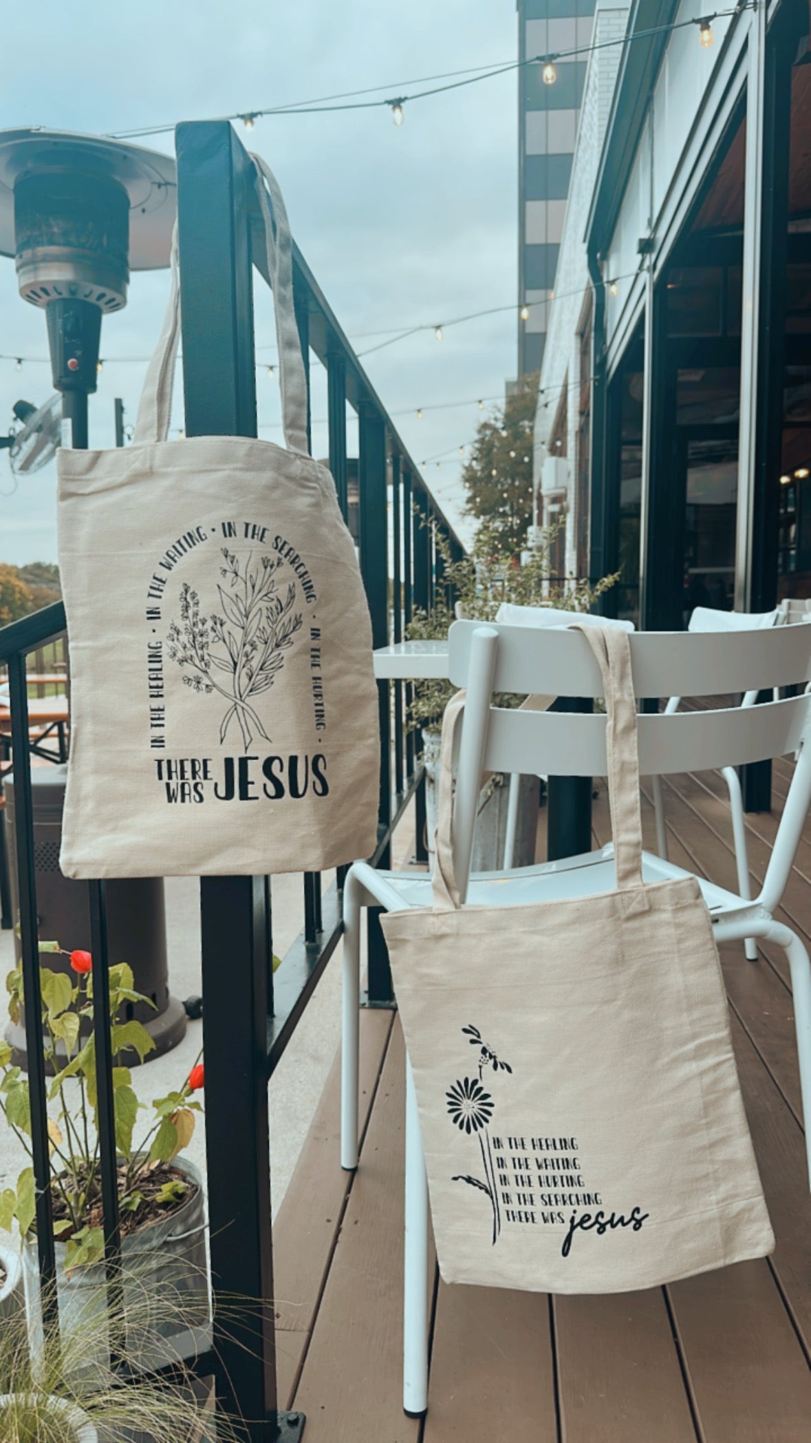 There Was Jesus Tote Bag