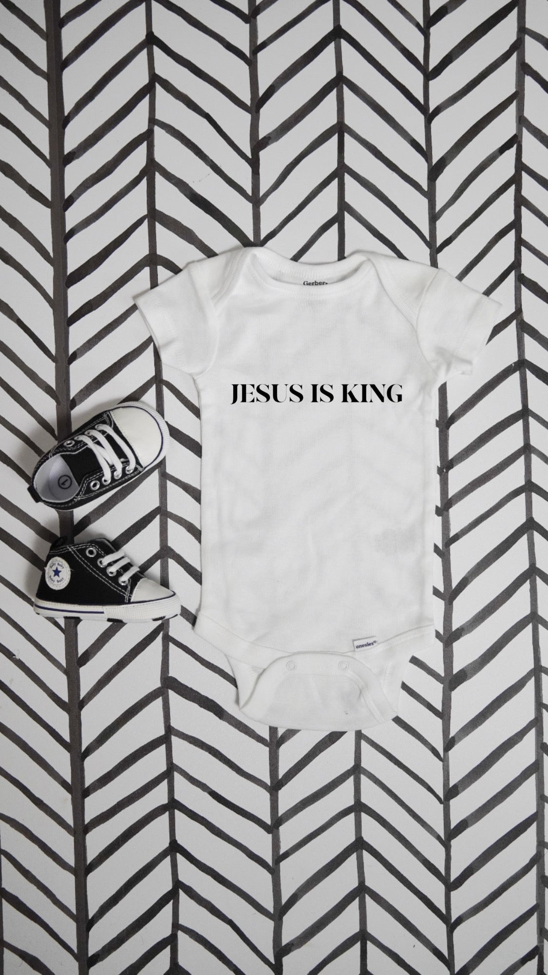 Jesus is King Onesie