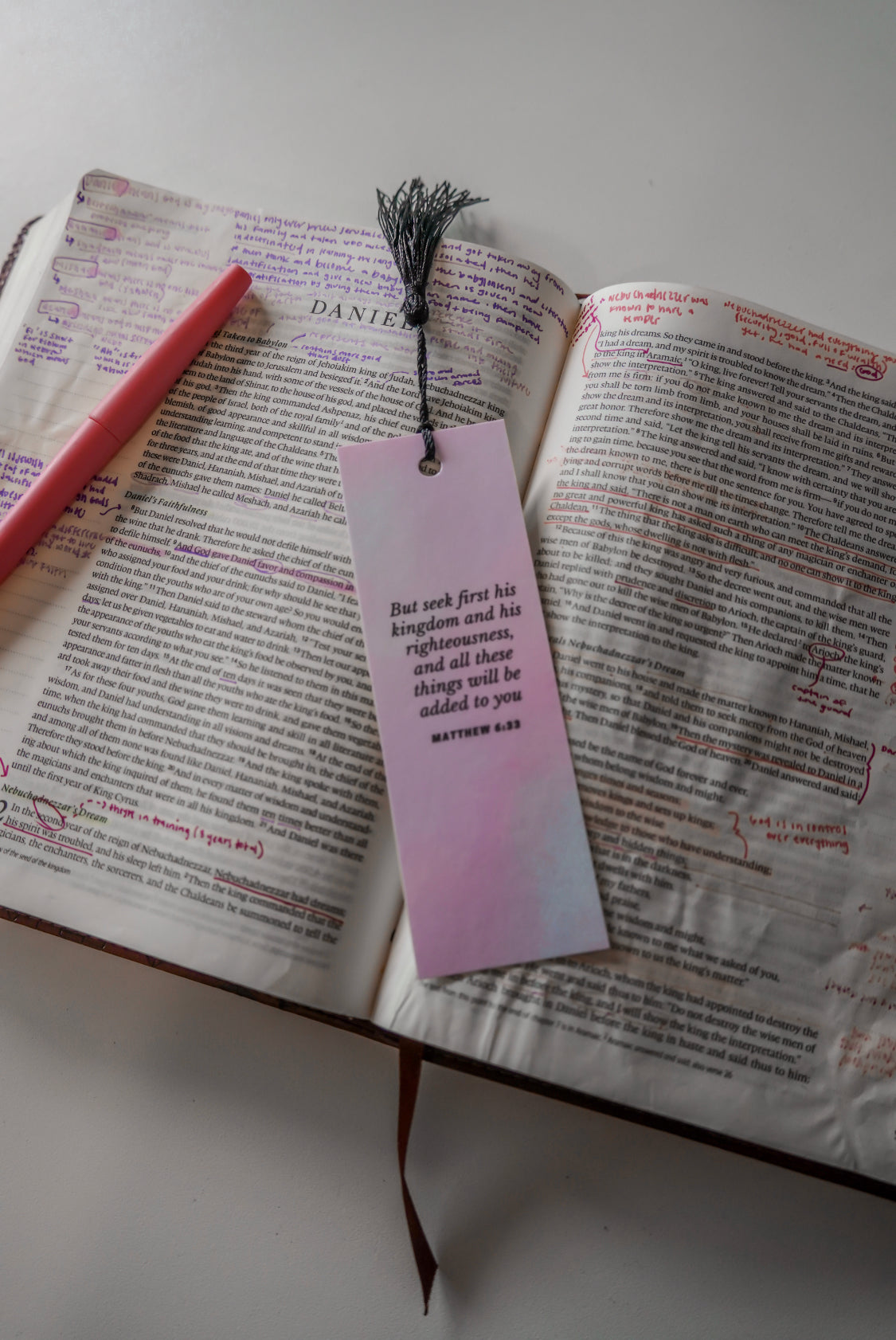 Tie-Dye bookmark set