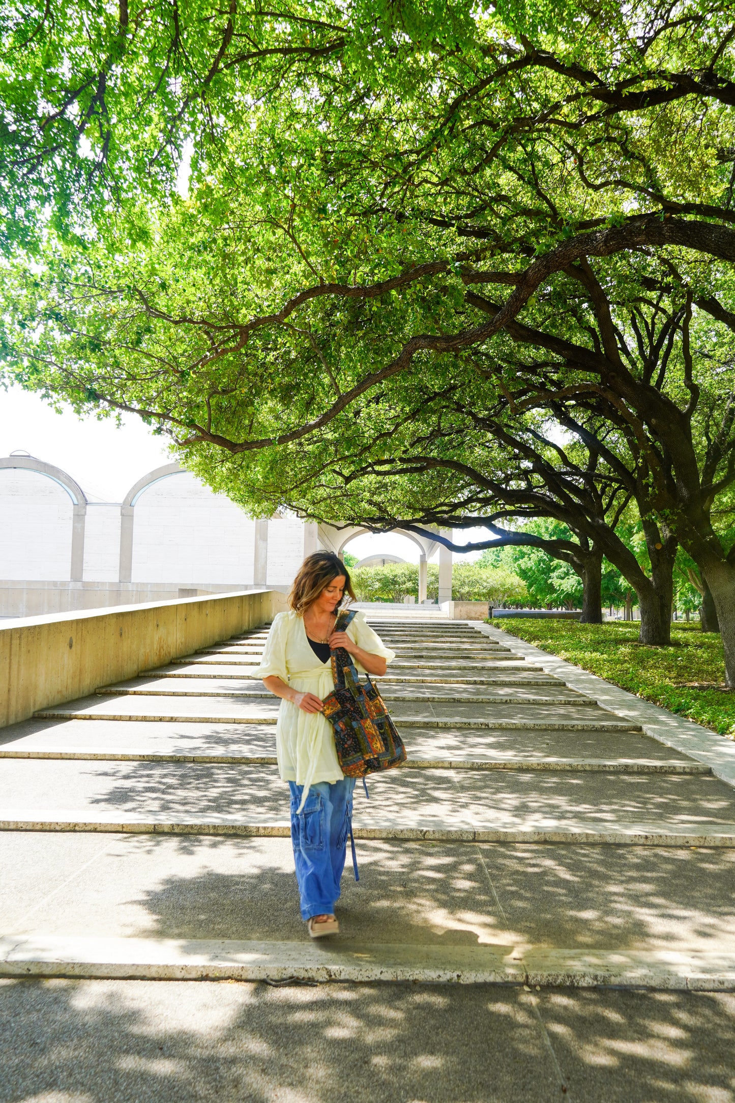 Quilted Black Vintage Reversible Extra Large Tote Bag