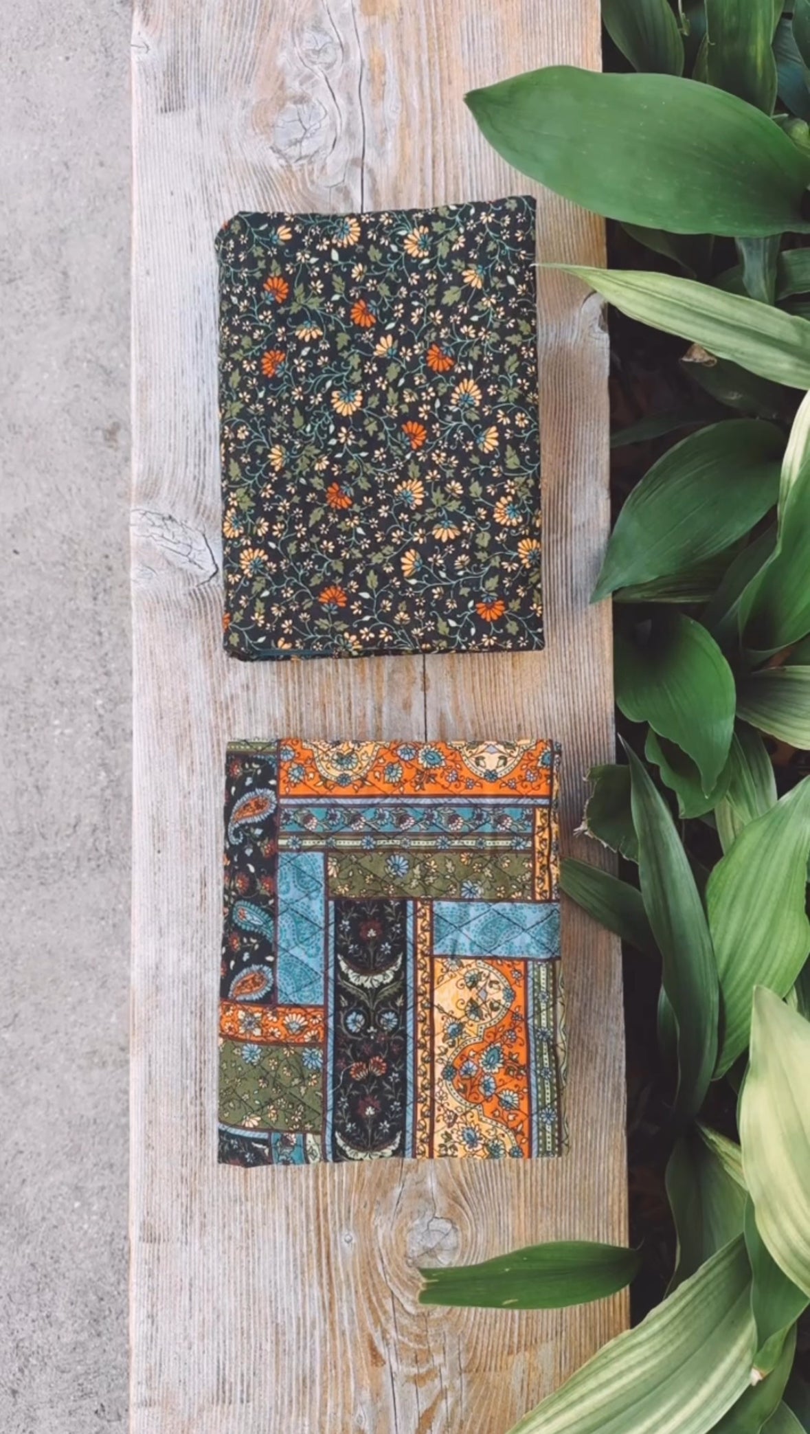 Quilted Black Floral Bible Cover